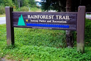 Douglas Island Rainforest Trail Sign